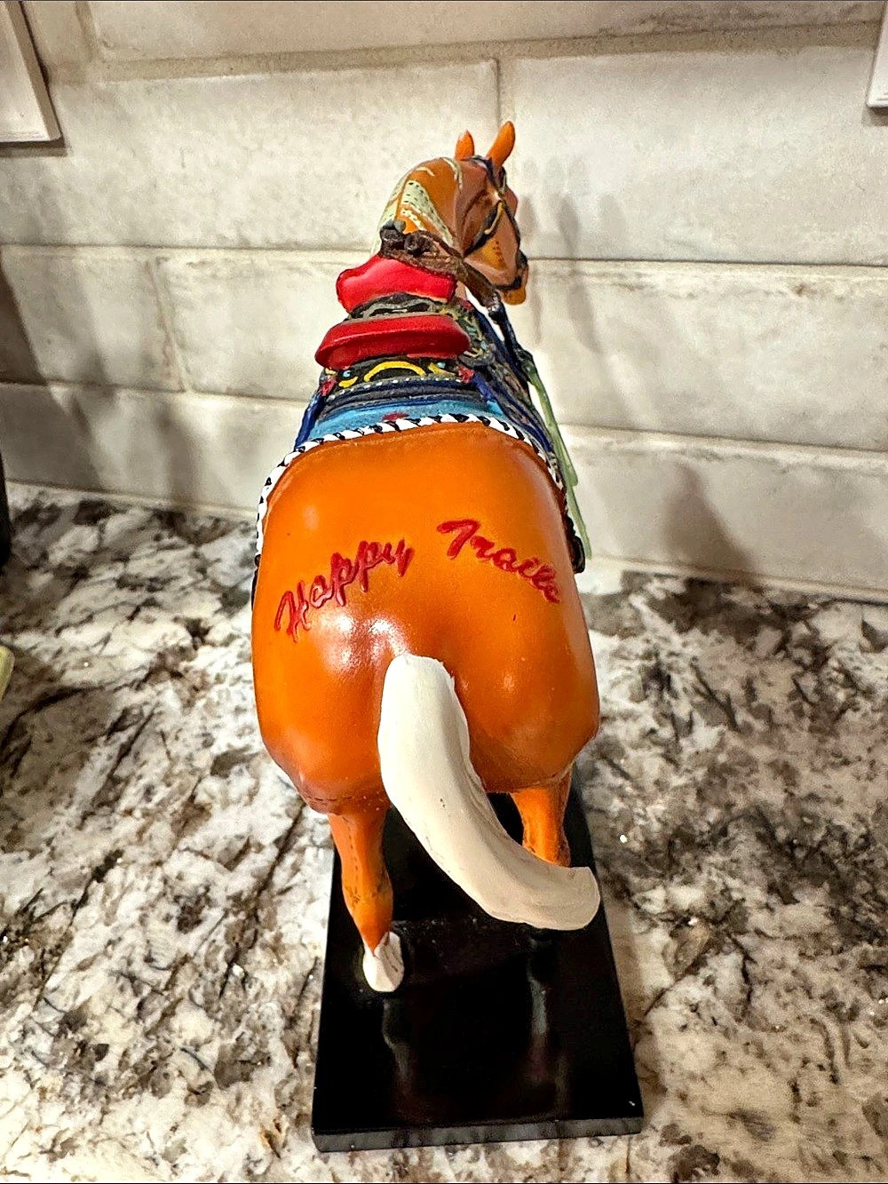 The Trail of Painted Ponies Happy Trails Painted Horse Figurine Decor - Picture 2 of 7